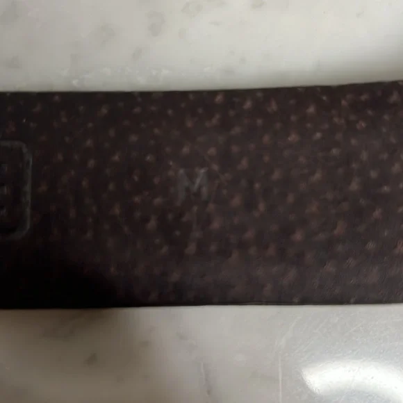 Vintage Carlisle Turtle Belt Medium Dark Brown Gold - Picture 6 of 9